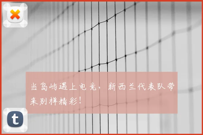 当岛屿遇上电竞,新西兰代表队带来别样精彩!